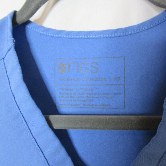 Figs Scrub Women's Tops Technical Collection Set of 2 Blue Size Extra Small - Picture 7 of 11